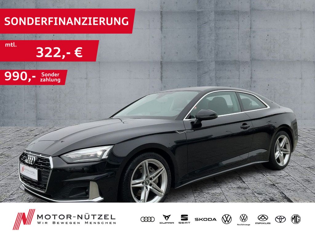Abbildung Leasingangebot Audi A5 Coupé 40 TDI QU ADVANCED LED+NAVI+RFK+SHZ+18"