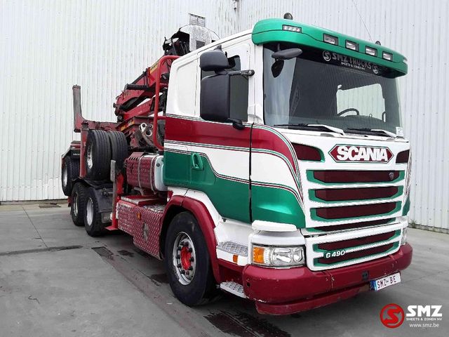 Scania G 490 +palfinger s 3000l82+trailer