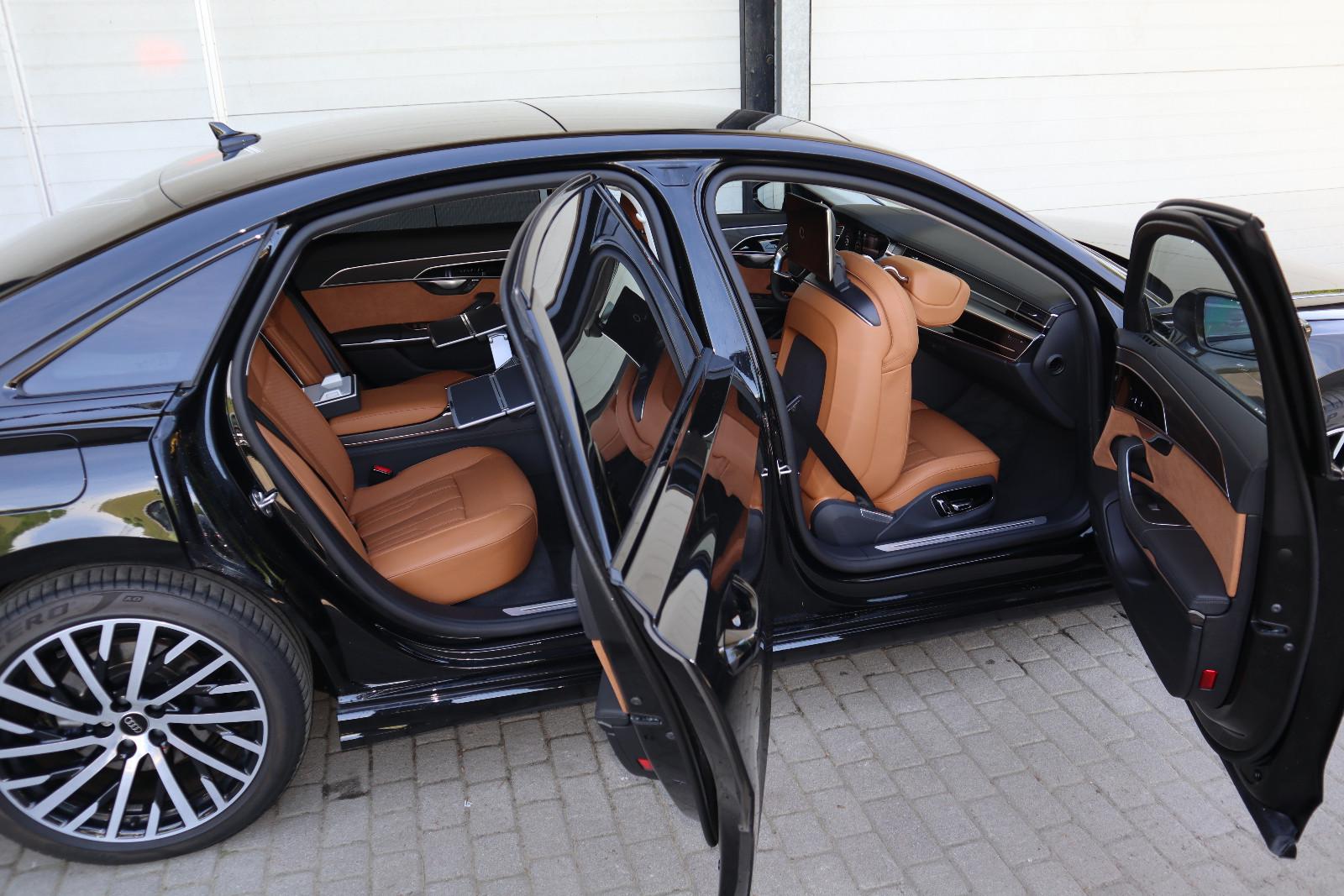 Audi A8L 50 TDI lang BLACK-PAKET/SCHWARZ-COGNAC/RUHE