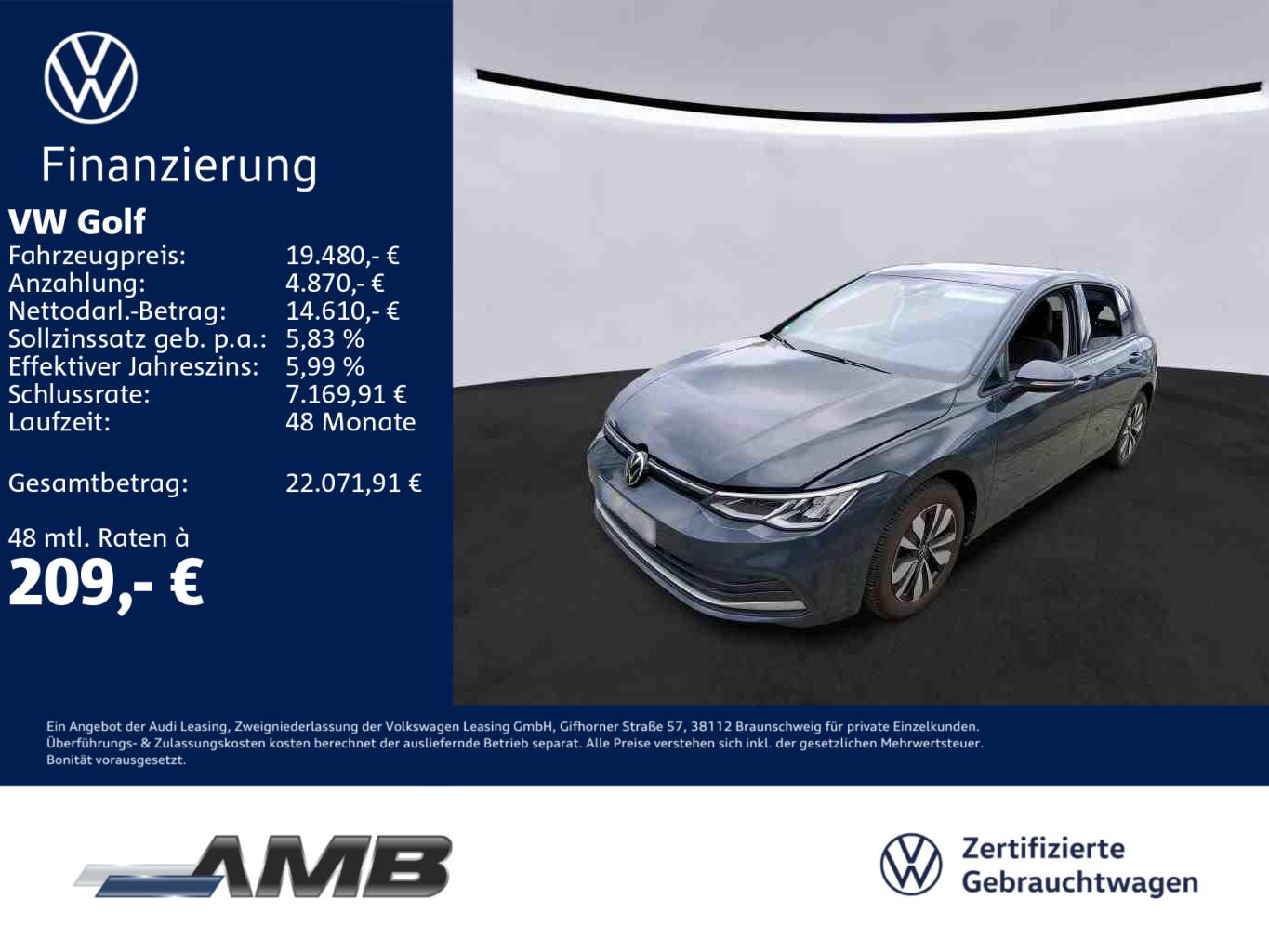 Volkswagen Golf Move 1.0 TSI LED/dig.C/Sitzhzg/App-Connect