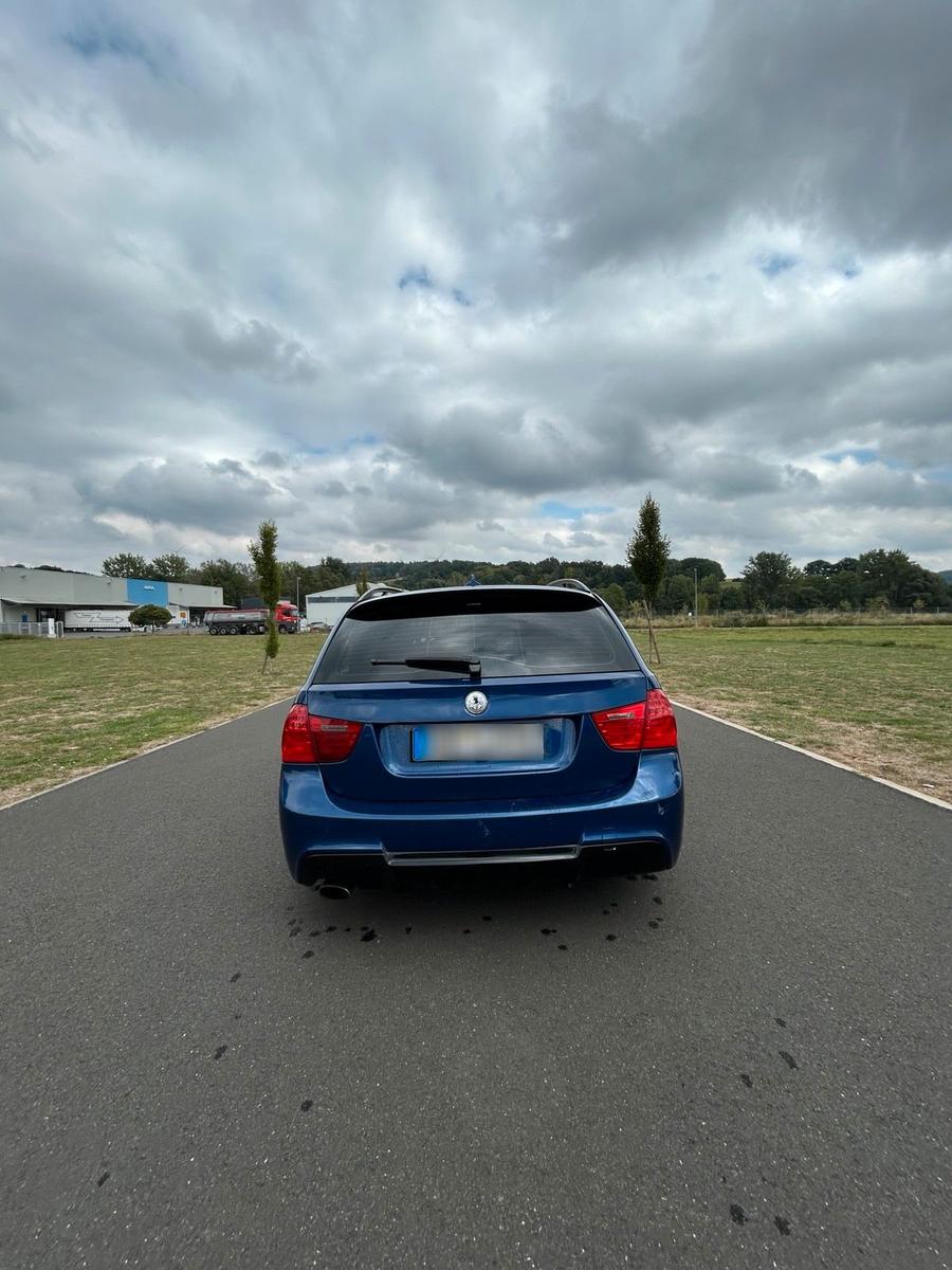 BMW 320 2009 — rear view