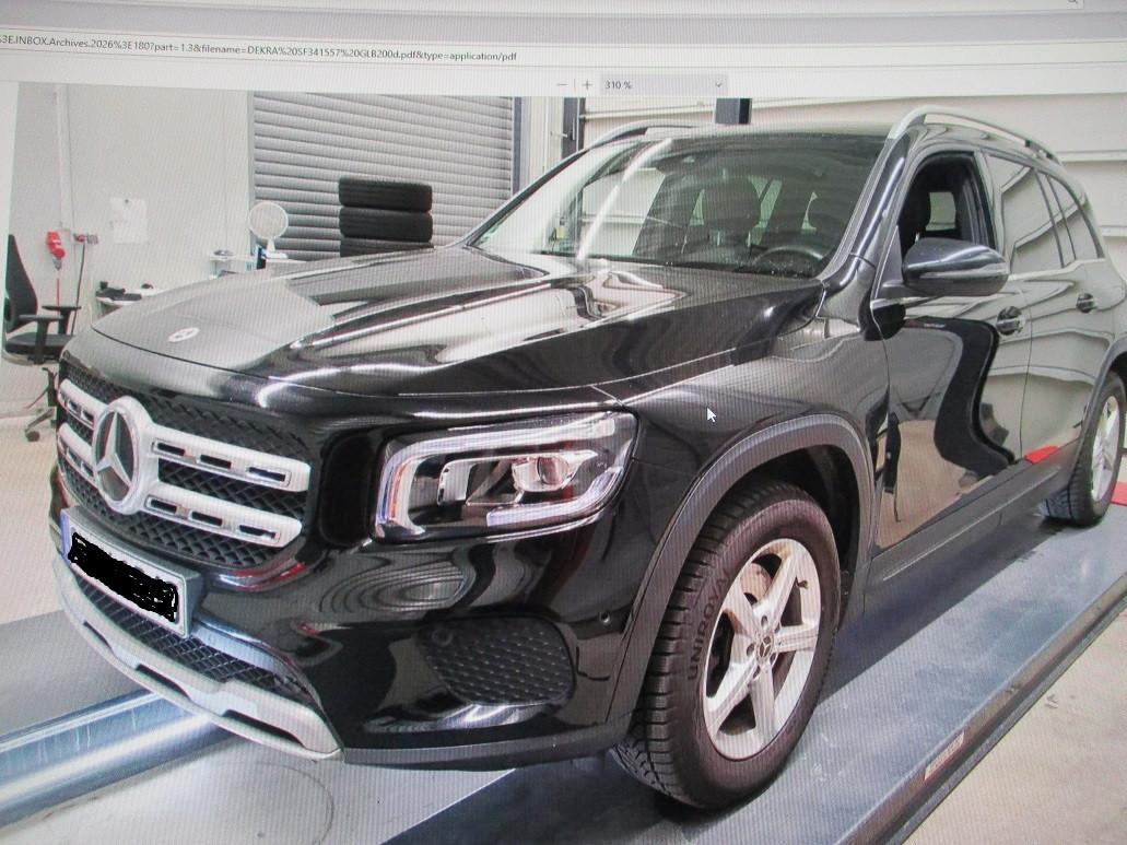 Mercedes-Benz GLB 200 d+Leder+AHK+Rückfahrkamera