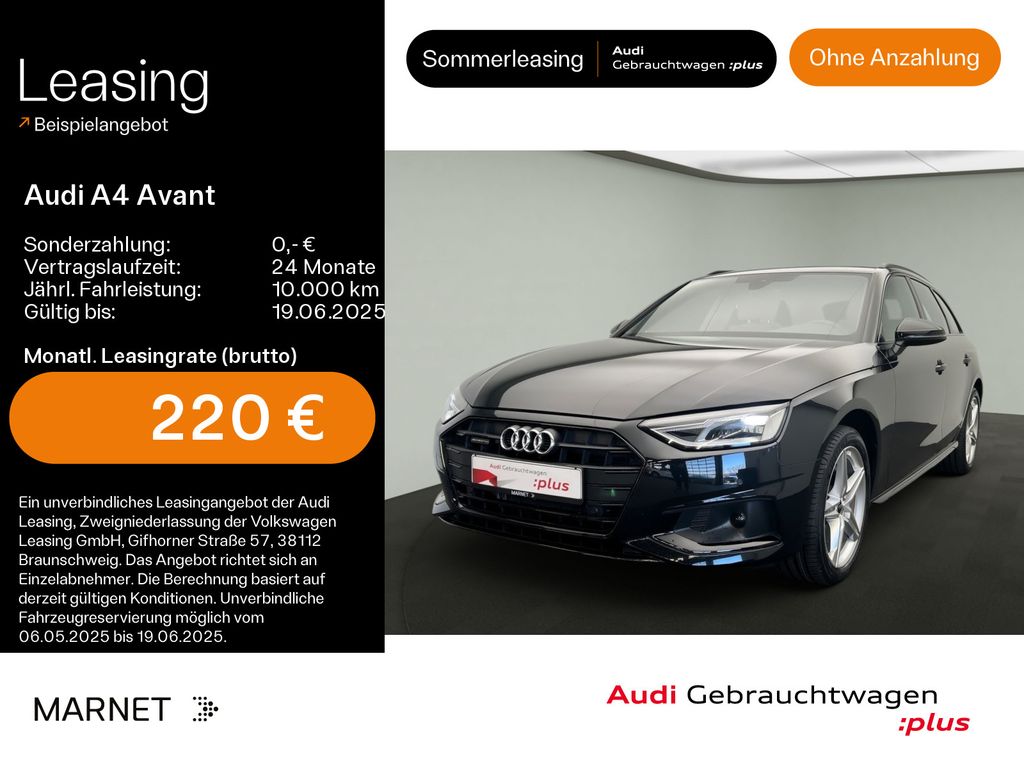 Audi A4 Avant Advanced 40 TDI quattro*Navi*PDC*Virtua