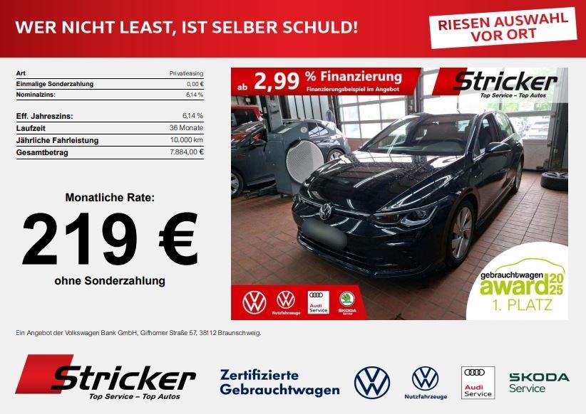 Volkswagen Golf R-Line Black Style 1.5eTSI DSG 219,-ohne An
