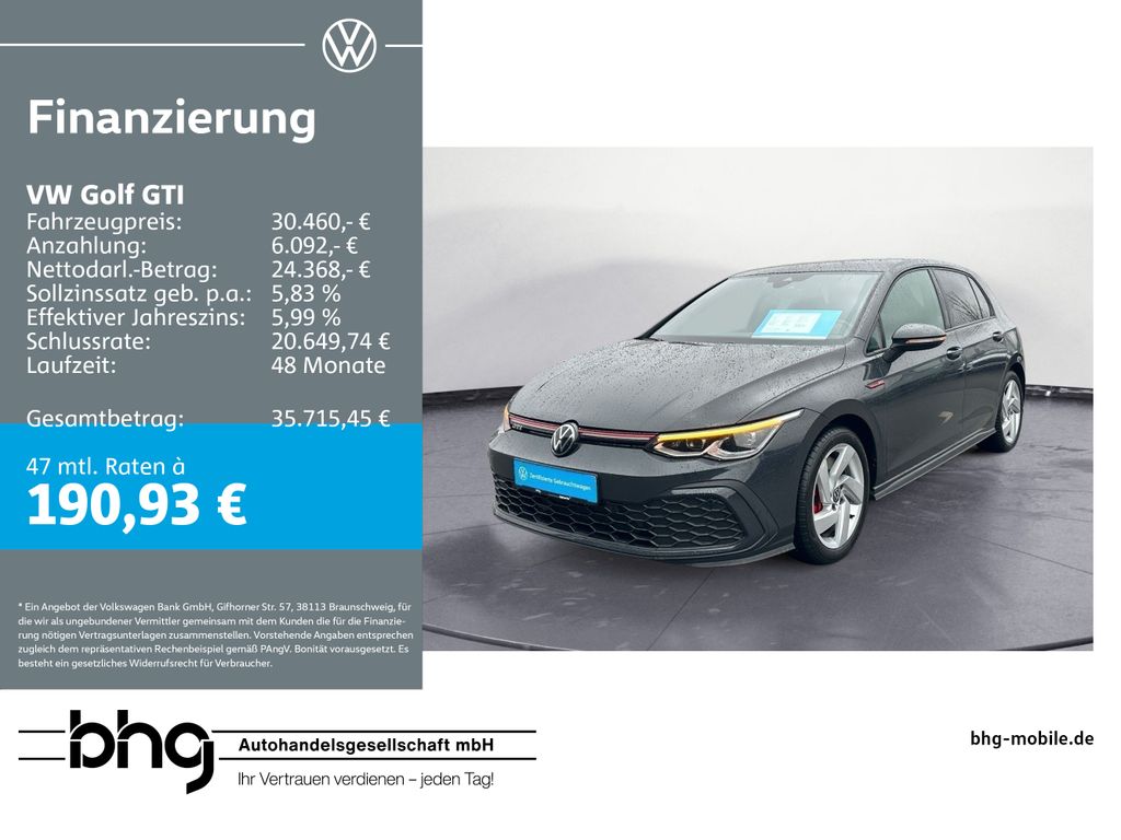 Golf GTI DSG Navi ACC Kamera Fahrprofil LED-Plus