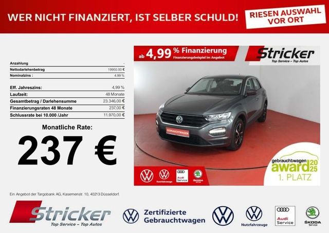 Volkswagen T-Roc 1.5TSI 237,-ohne Anzahlung Navi AHK