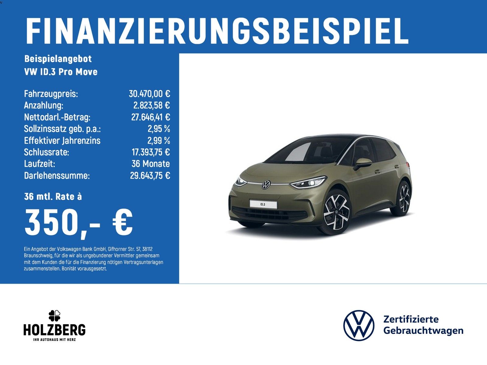 VW ID.3 Pro Move ergoActive+IQLight+ACC