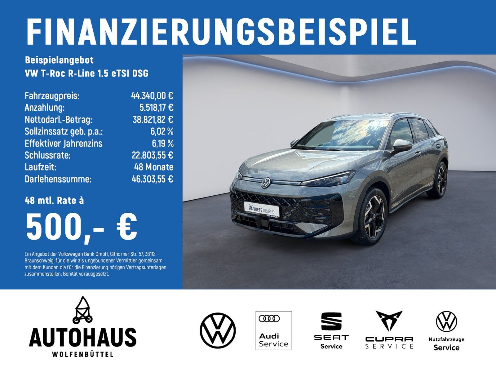 Volkswagen T-Roc R-Line 1.5 eTSI DSG