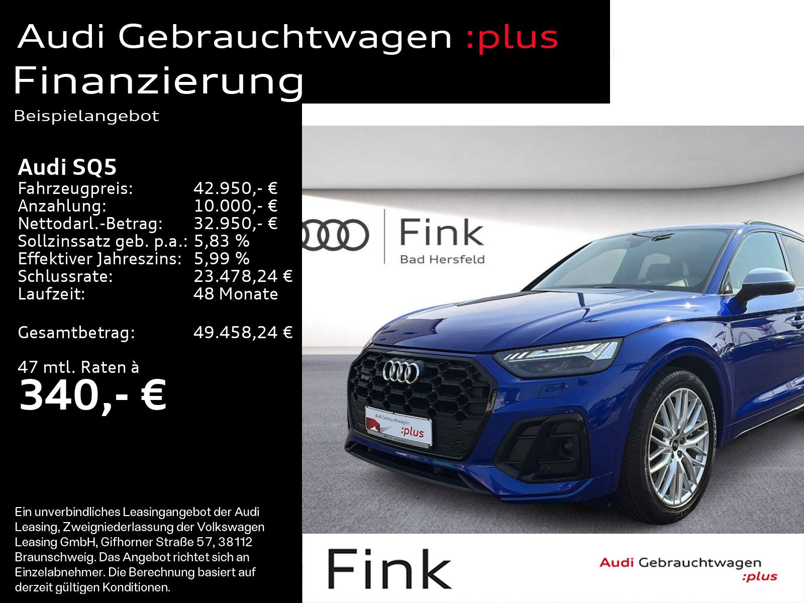 AUDI SQ5 TDI quattro HuD Pano AHK Matrix B&amp;O