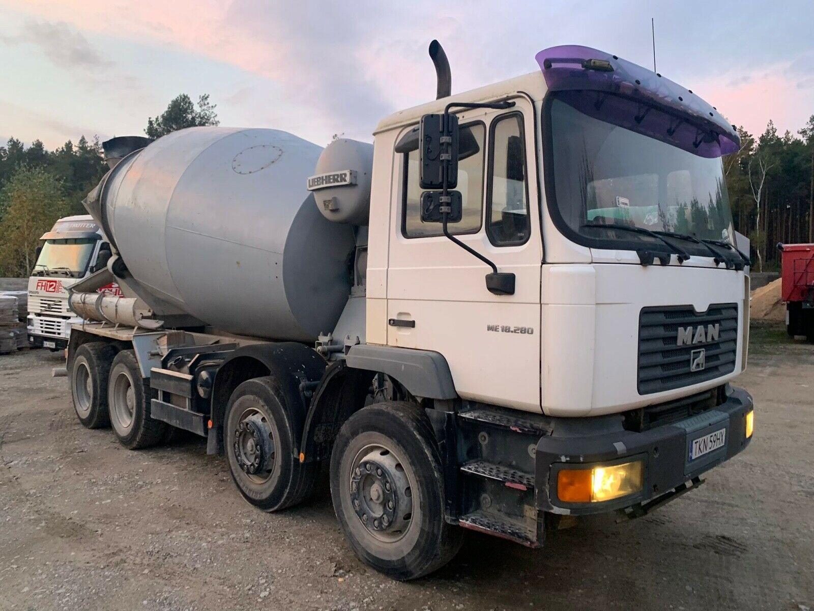 MAN 32.322 Betonmischer 9m2 8x4