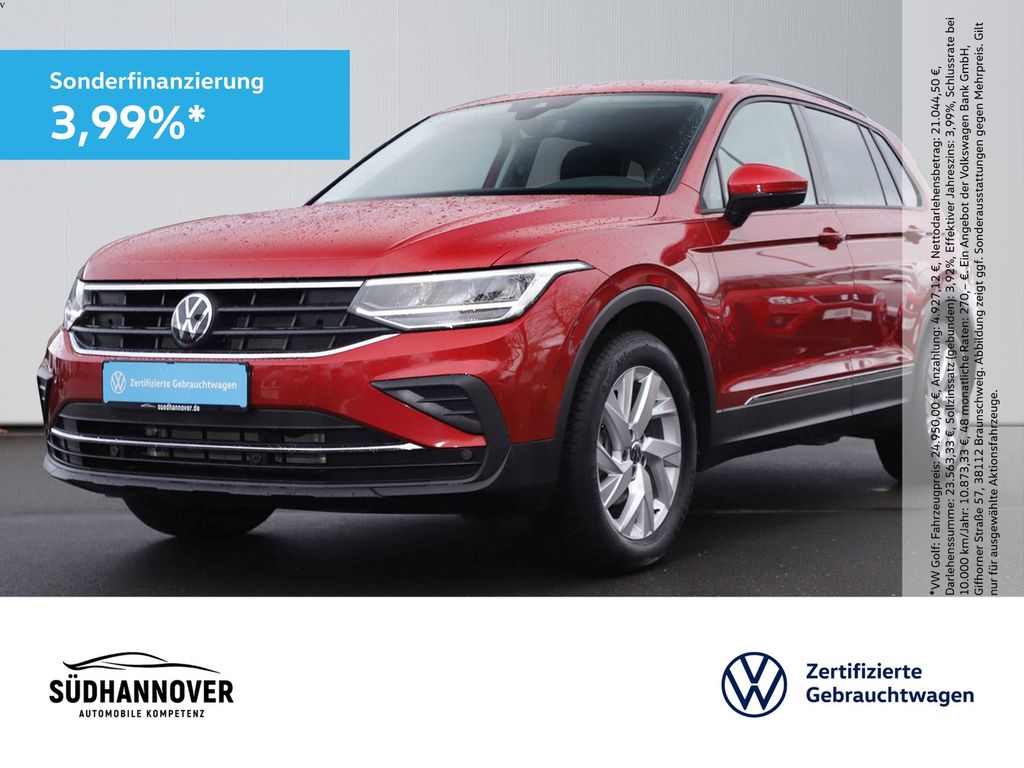 Volkswagen Tiguan Life 2.0 TDI AHK+NAVI+LED+PDC+SHZ+KAMERA