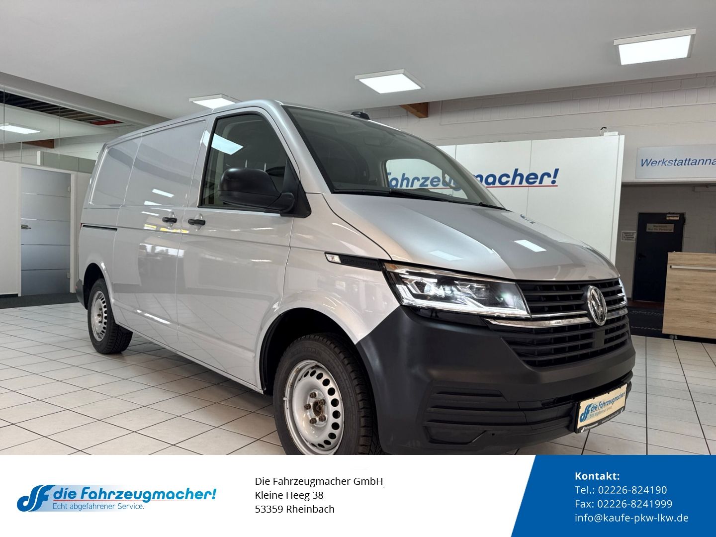 Fahrzeugabbildung Volkswagen Transporter T6.1 Kasten FWD Navi LED ACC Apple *