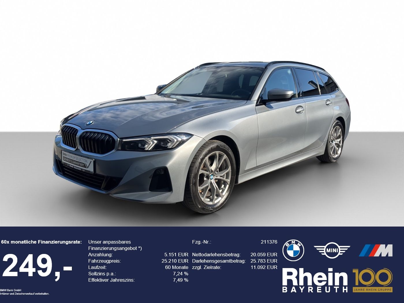 BMW 320d Touring Live Cockpit Prof Navi LED AHK Shz