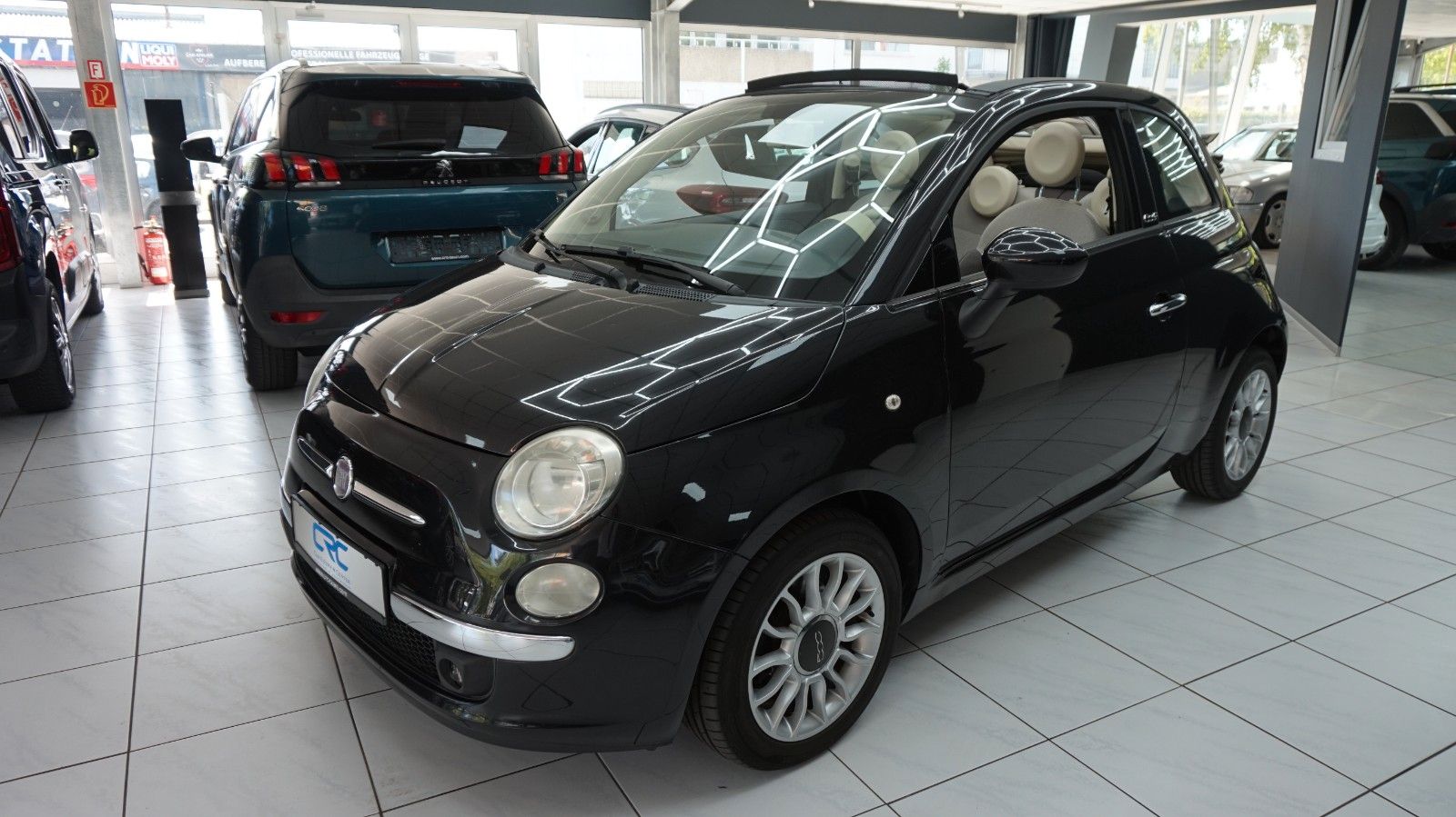 Fahrzeugabbildung Fiat 500 Lounge Cabrio  Scheckh. gepfl. TÜV neu