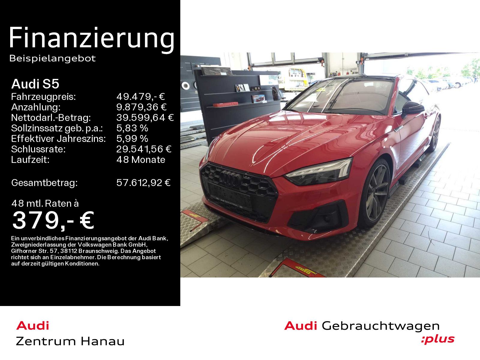 AUDI S5 Coupe TDI NAVI*MATRIX*AHK*B&amp;O*PANO*HUD*19ZOLL