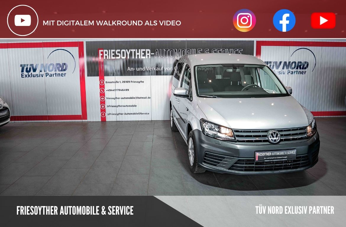VW Caddy 2.0 TDI BMT Navi AHK Tempomat Einparkhilfe