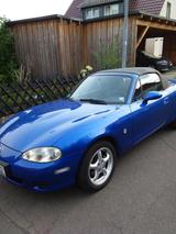 Mazda MX 5 Roadster NB blau wegen Krankhei... - Mazda Gebrauchtwagen von 2002