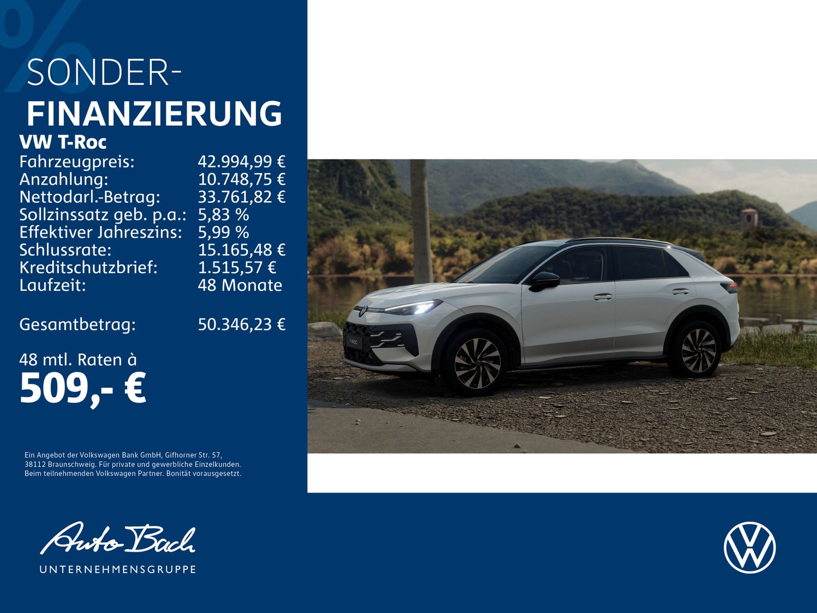 Volkswagen T-Roc Life 1.5 l eTSI OPF 110 kW (150 PS ) 7-Gan imagem 2