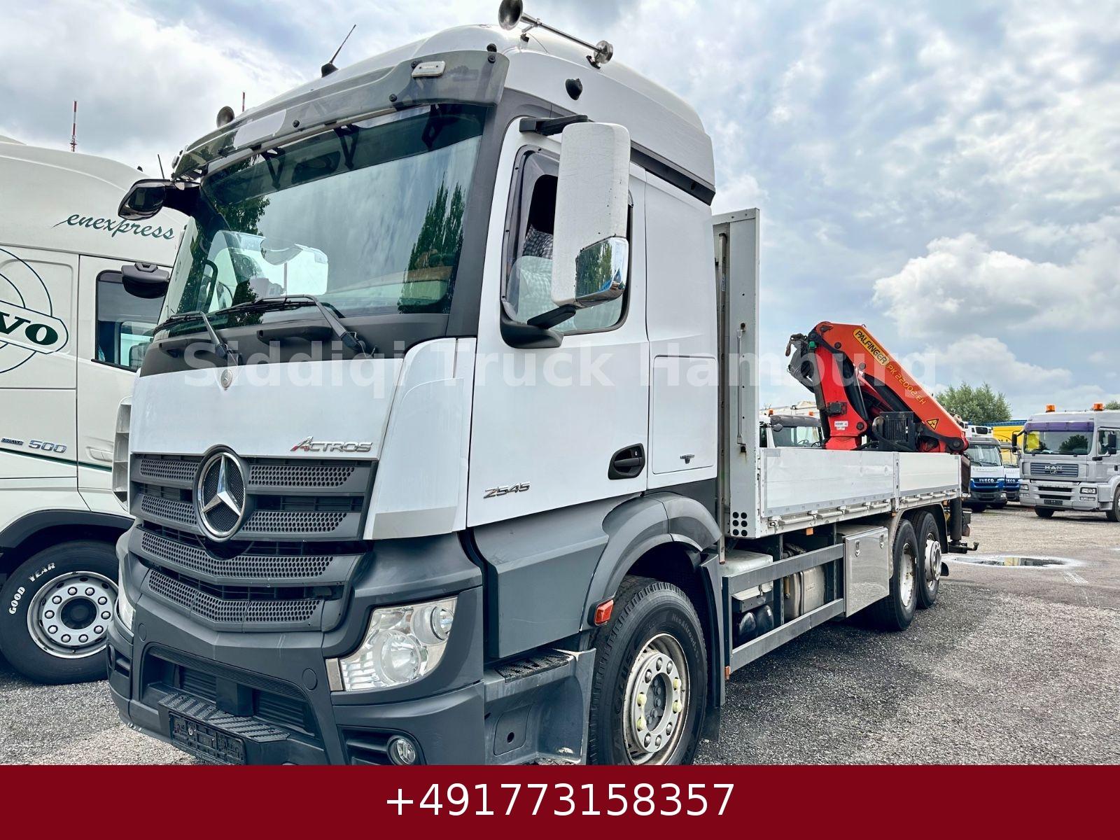 Mercedes-Benz ACTROS2545 Pritsche Kran Palfinger PK22002-EH D