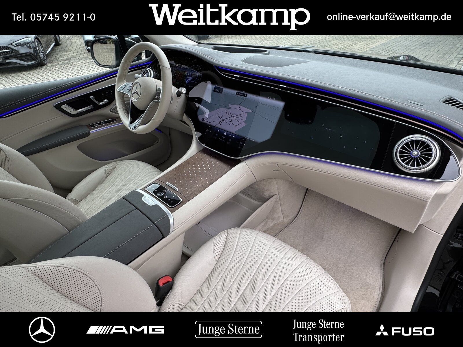 Mercedes-Benz EQS 450 4M SUV AMG HYPERSCREEN AIRMATIC 7-SITZ foto 3