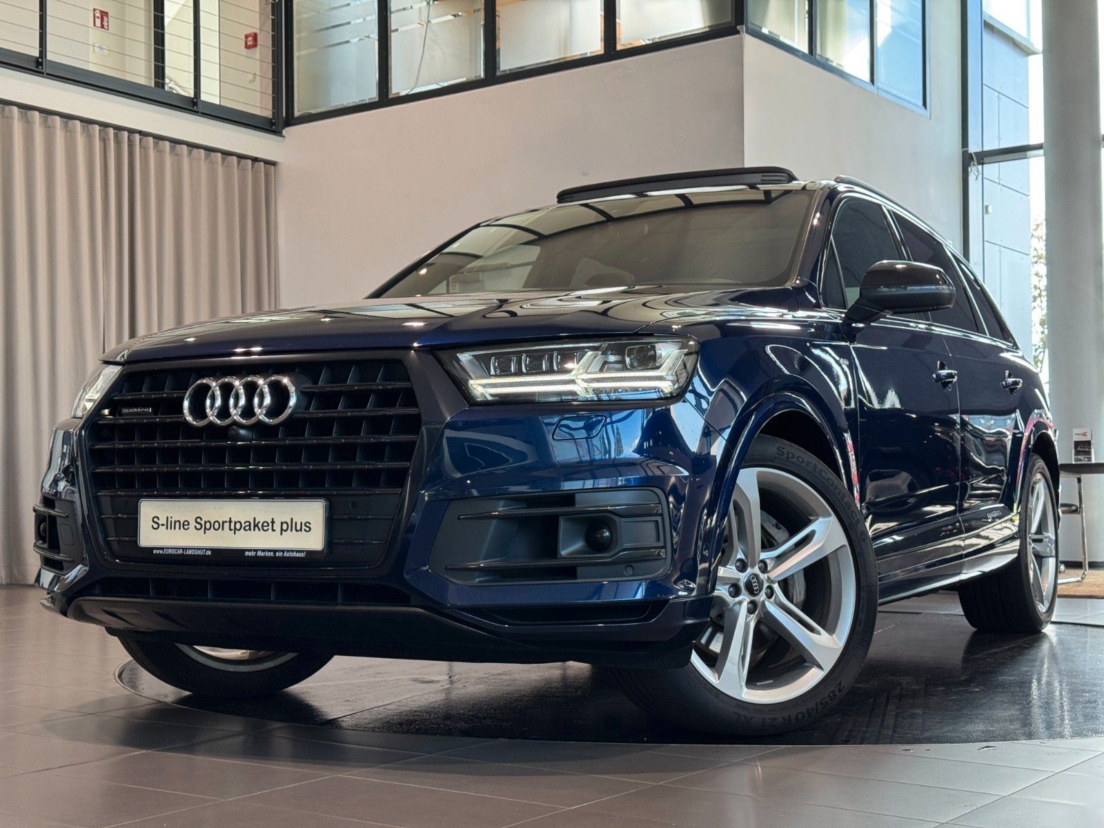 Audi Q7 50TDI S-line Matrix Luft Sthz HUD AHK ACC 7S