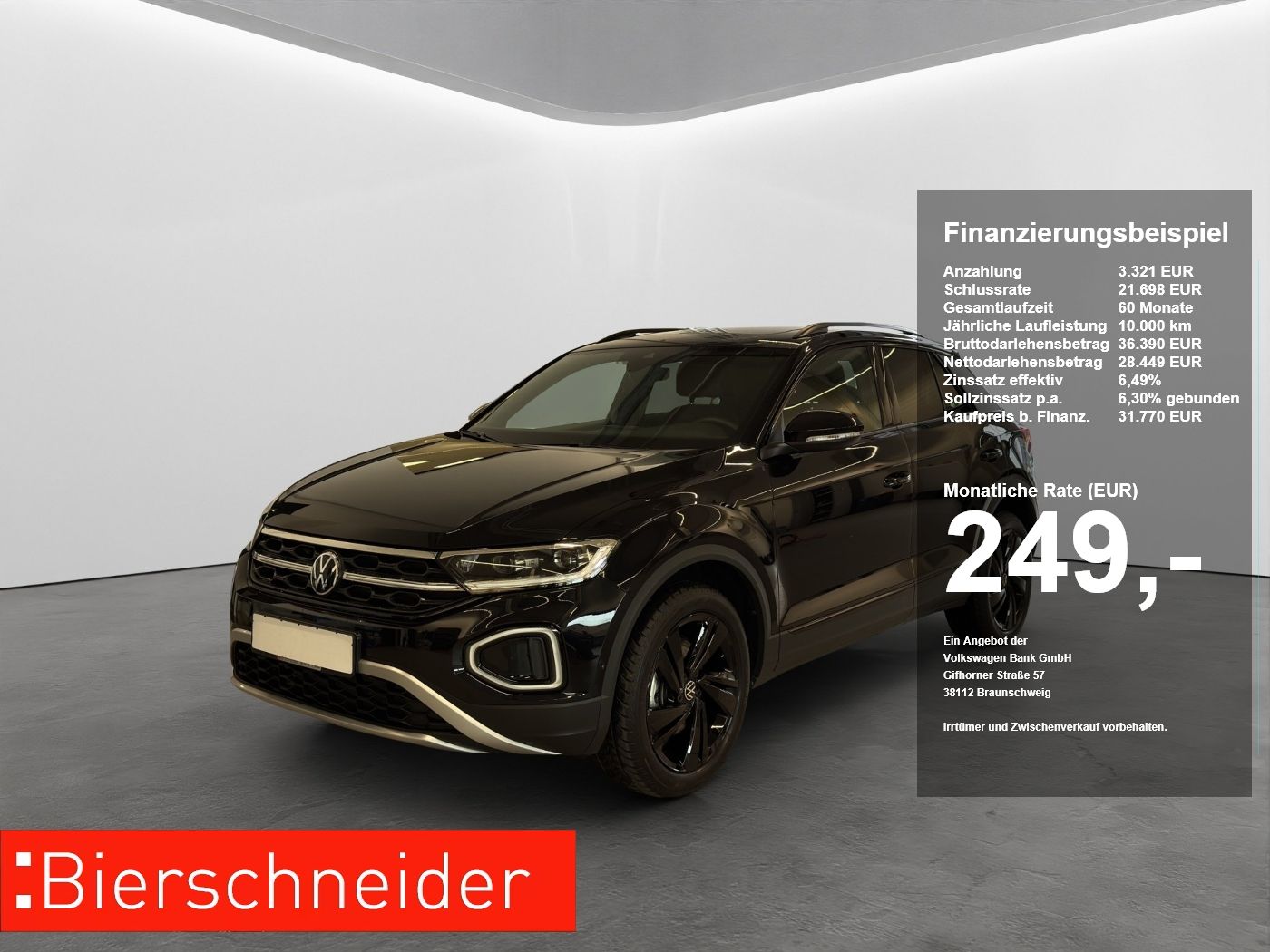 Volkswagen T-Roc 2.0 TDI DSG Style Black Style IQ.LIGHT NAV