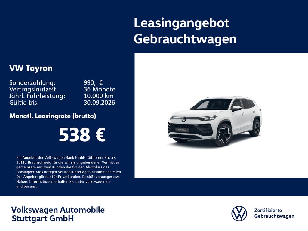 2025 Volkswagen Tayron