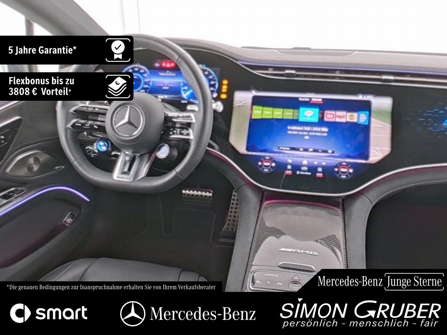 Fahrzeugabbildung Mercedes-Benz EQS 53 4M+ AMG Pano Carbon Sitzkl Massage 118Kw