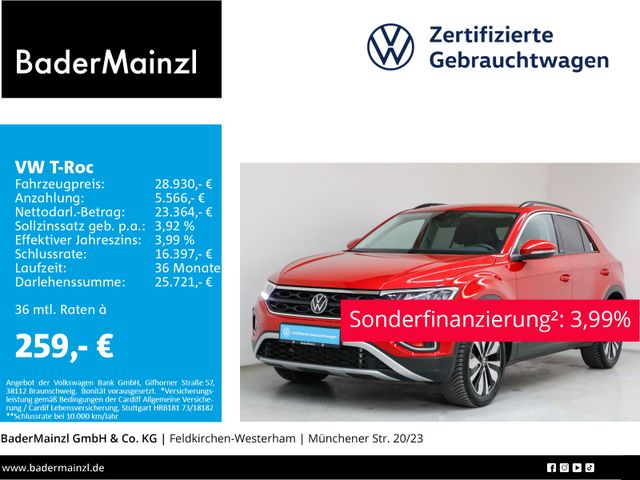 Volkswagen T-Roc 1.5 TSI DSG MOVE StdHzg LED Carplay Alu