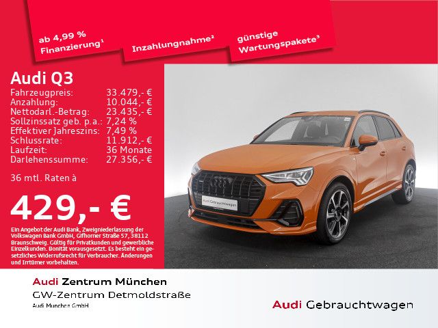 Audi Q3 40 TDI qu. S tronic S line StdHzg/Matrix/Virt