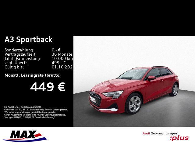 A3 Sportback 40 TFSI e ADVANCED LED+AHK+SONOS+VC