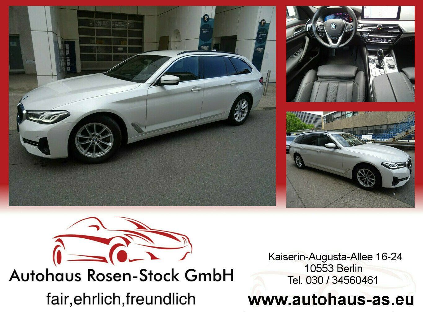 BMW 520d Tour Autom,360°,Ledersports,AHK,ACC,Kamera