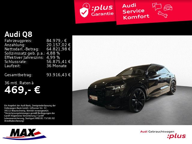 Q8 50 TDI QUATT S LINE AHK+MATRIX+PANO+HUD+RAUTE