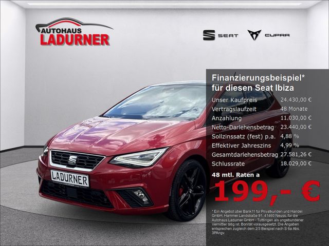Ibiza Seat FR 1,0TSI DSG *BLACK EDITION*199€ mtl