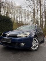 Volkswagen Golf VI Variant Match/AUTOMATIK/Vollausstattung - : Blau, Teilleder, Schiebedach