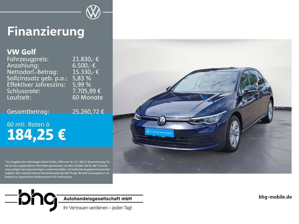 Golf 1.5 TSI LIFE #PANO #ACC #PARK-ASSIST