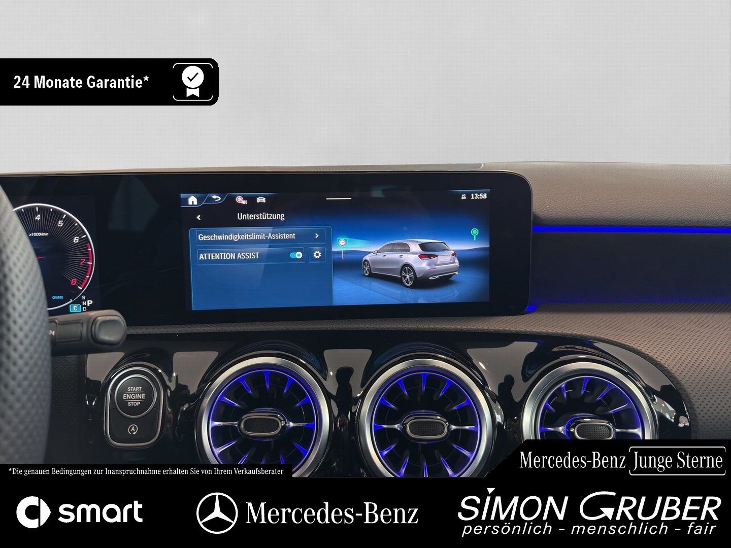 Fahrzeugabbildung Mercedes-Benz A 200 AMG Line KeyGo MultiBeam Kamera Distronic