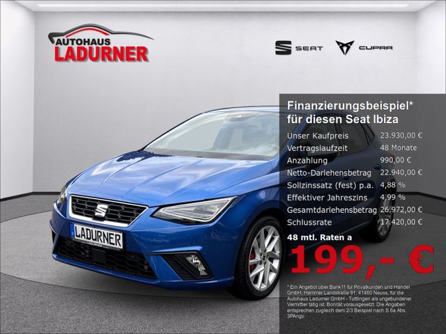 Ibiza FR 1,0TSI DSG *LED+NAVI+KAMERA+PDC*199€mtl