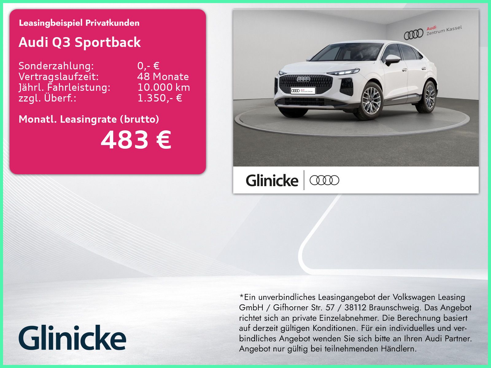 Audi Q3 Sportback TFSI NEUBESTELLUNG MJ2027