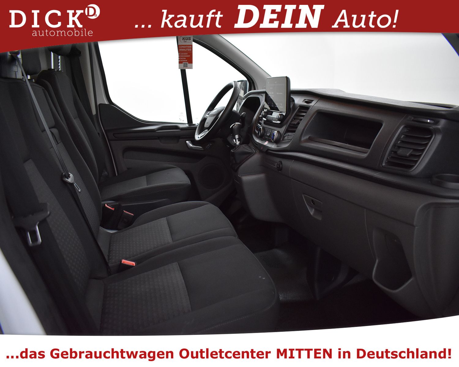 FORD Transit Cust 2.0d L2 >3SI+KLIMA+SHZ+TEMP+DAB+PDC - Image 11