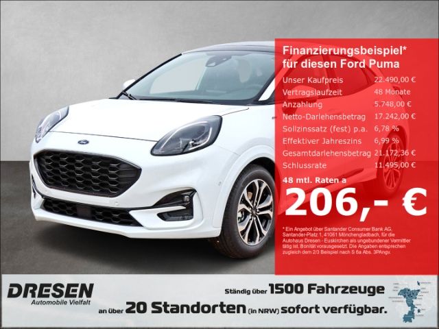 Ford Puma 1.0 ST-Line MHEV LED-Licht/Heckklappe elekt