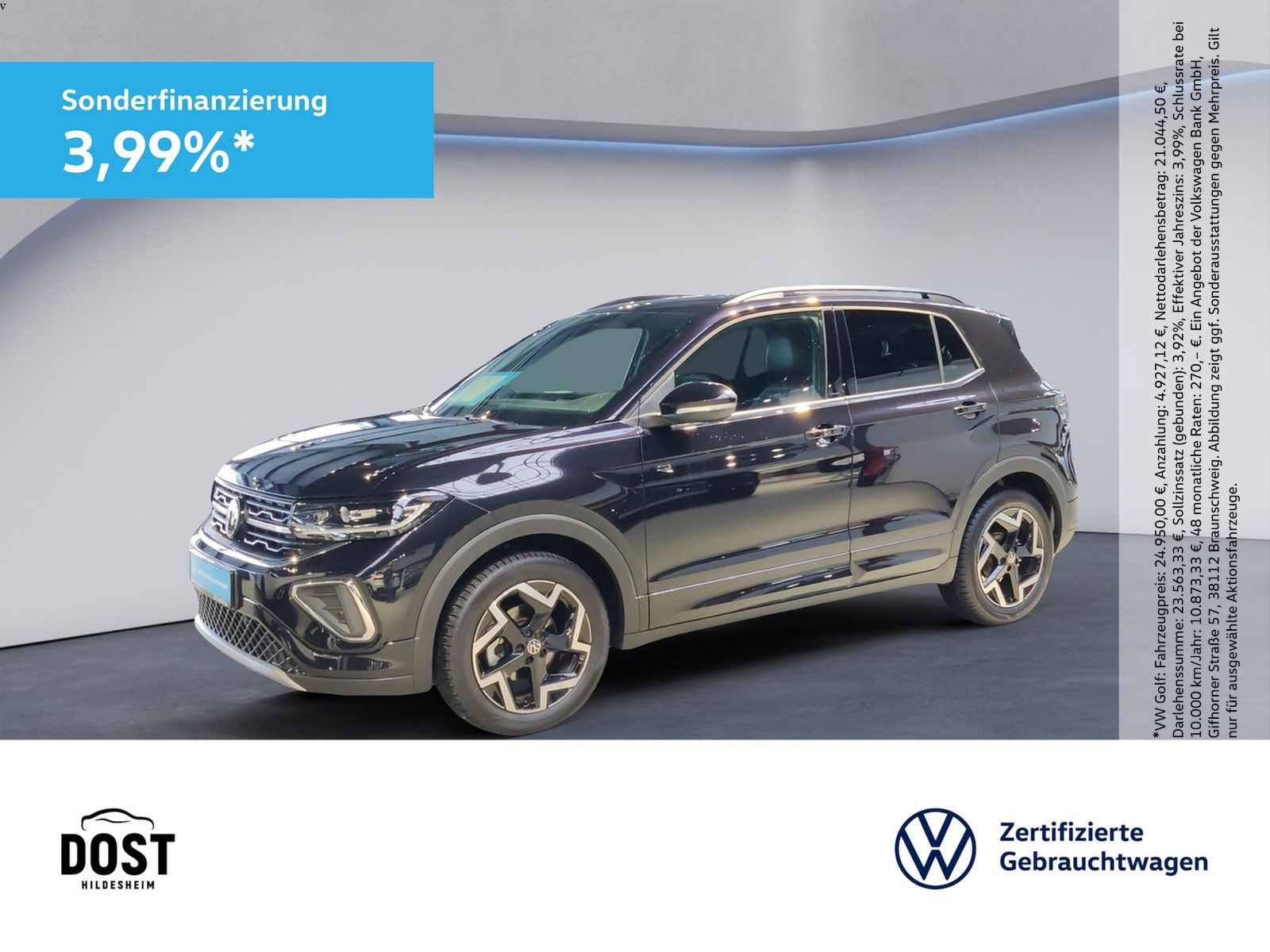 Volkswagen T-Cross  R-Line 1.5 TSI DSG AHK+MATRIX-LED+NAVI
