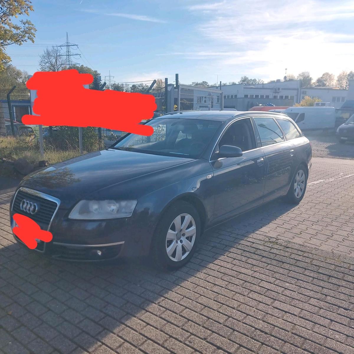 Audi A6 2006 — rear view