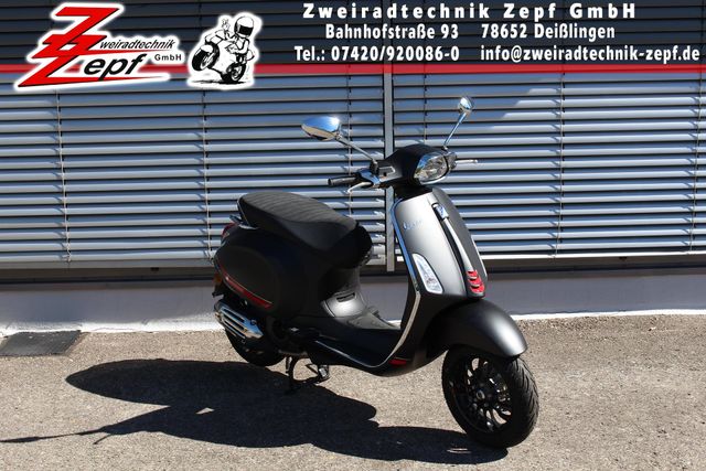 Vespa Sprint 125 S matt schwarz