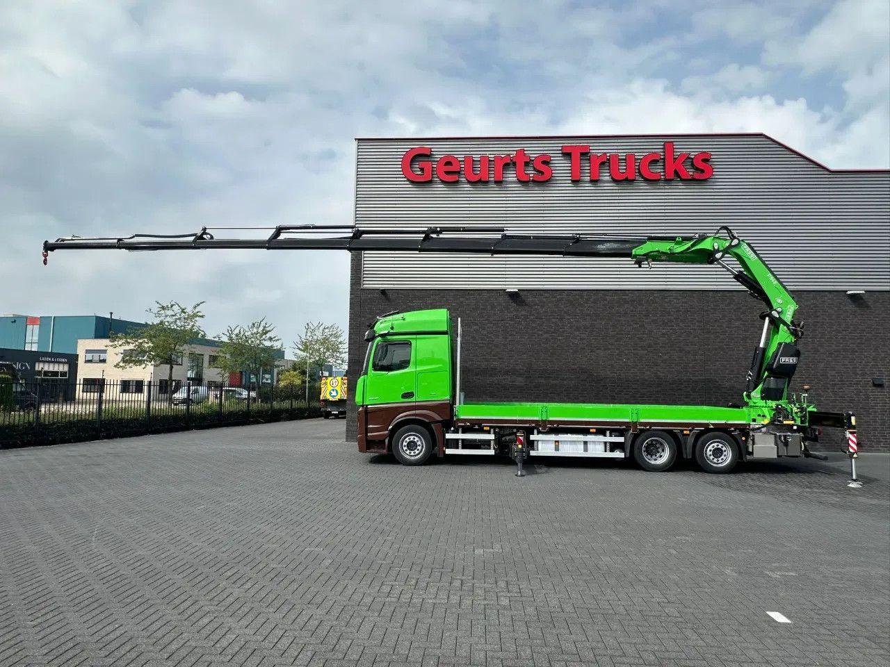 Mercedes-Benz Actros 2545 6X2 OPENLAADBAK MET FASSI F545RA.2.2