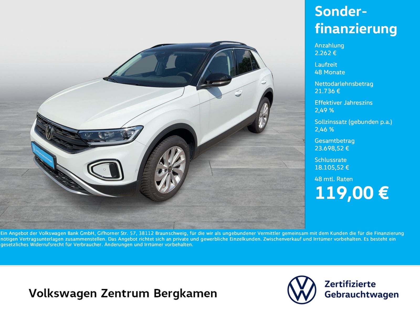 Volkswagen T-Roc 1.5 LIFE ACC LM17 NAVI LED CARPLAY foto 1