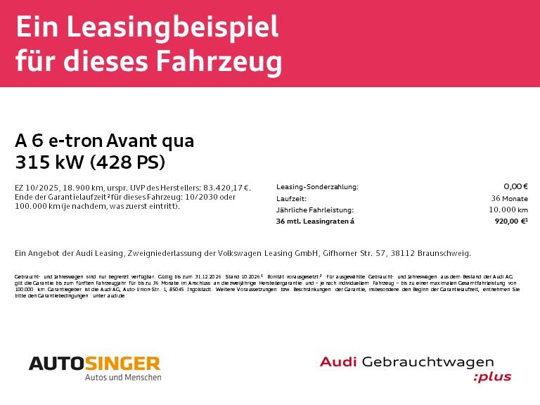 Audi A6 e-tron Avant qua *S line Int.*AHK*WÄRME*360*L imagem 2
