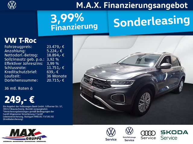 Volkswagen T-Roc 1.0 TSI LIFE LED+NAVI+DCP+PDC+LANE ASSIST+