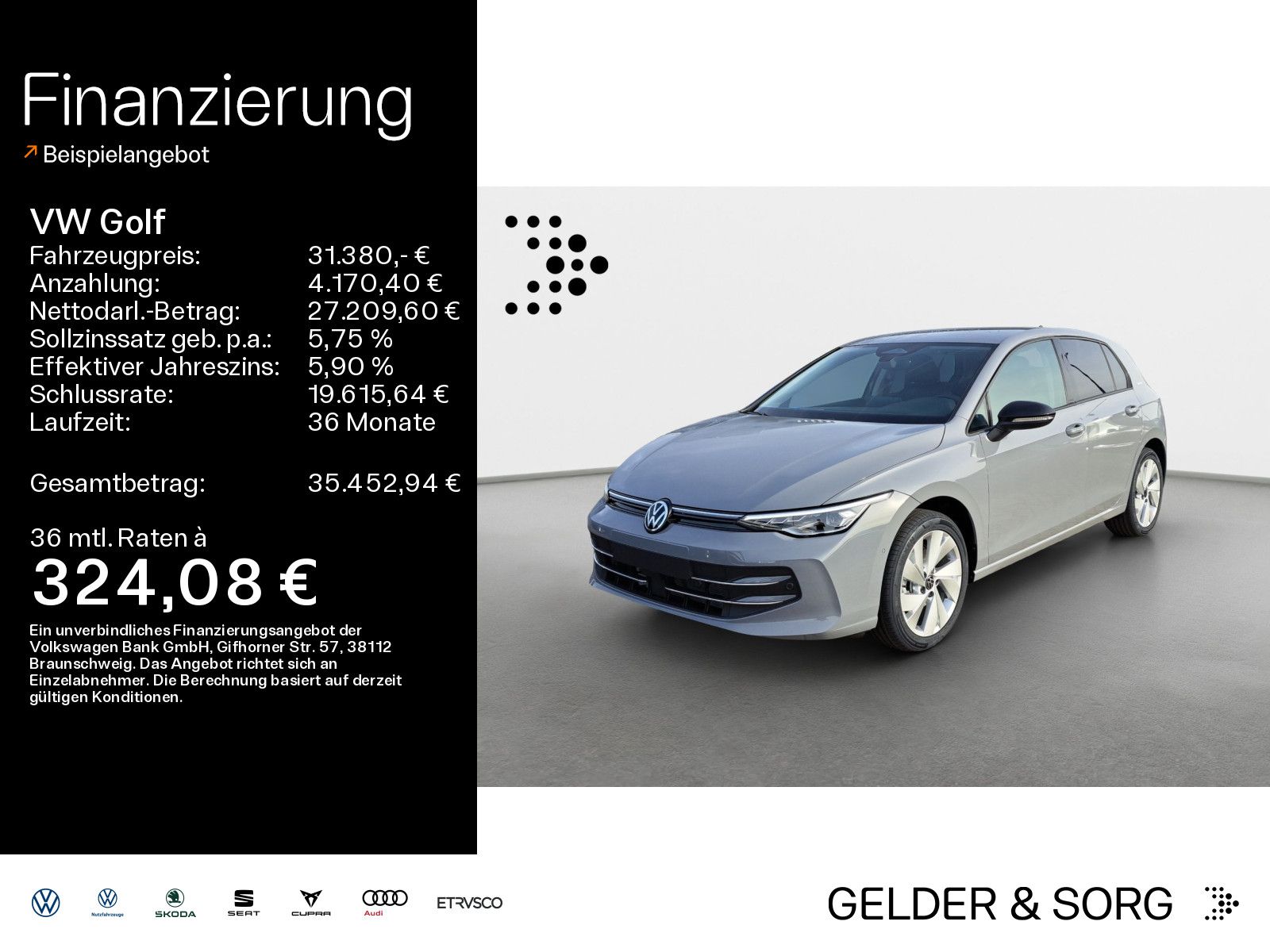 Volkswagen Golf 1.5 eTSI Energy |RFK|LED|NAVI|ACC|5J.G.|