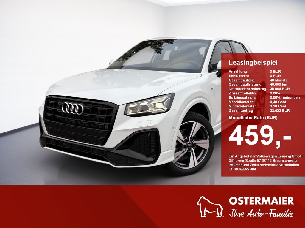 Audi Q2 S Line 2.0TDI 116PS 6-Gang FAHRSCHULEINBAU MA